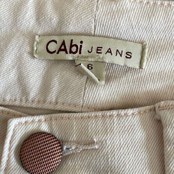CAbi Lou Lou Blush Straight Leg Jean , Style 874 - 6 - Picture 3 of 4
